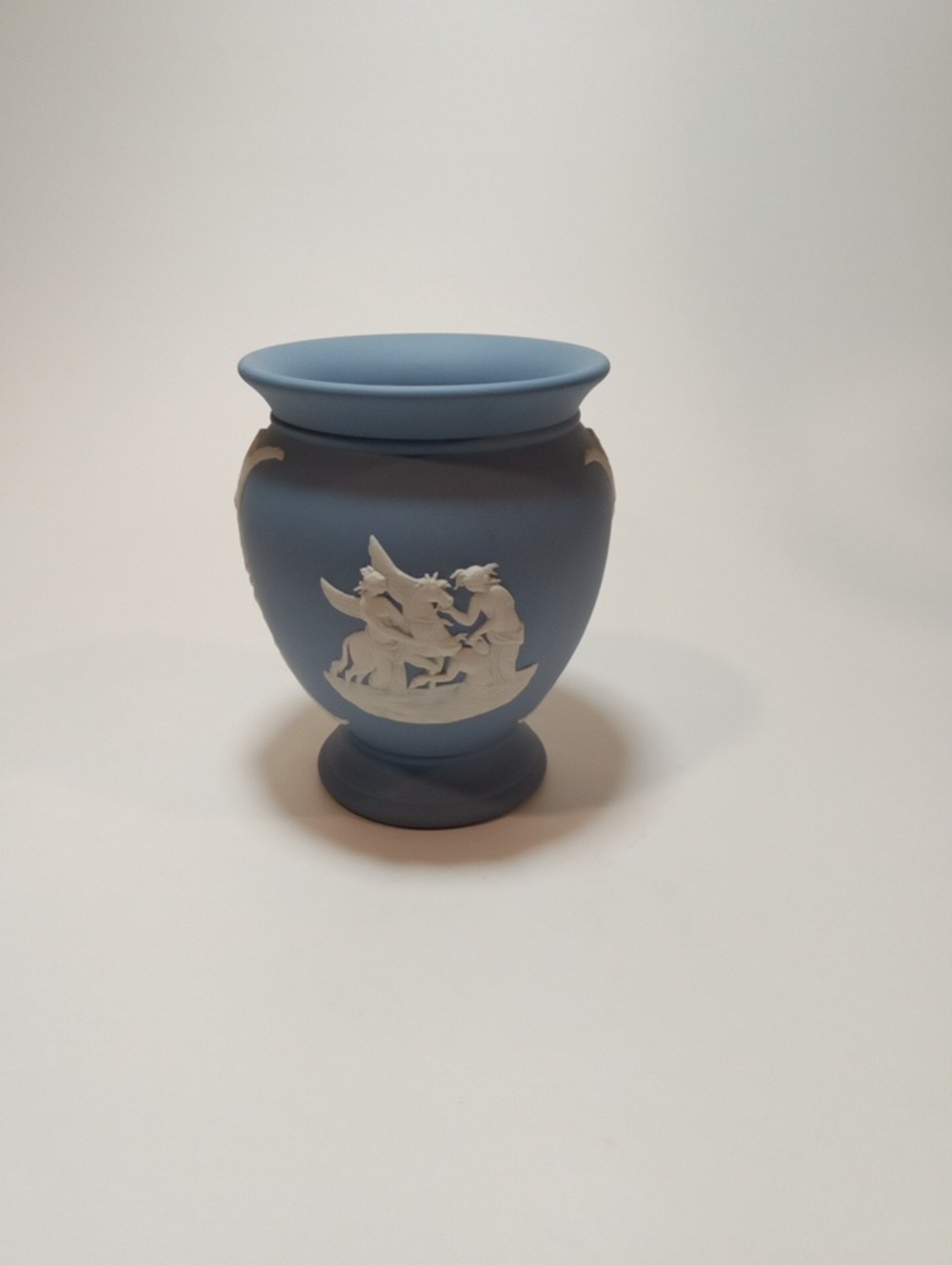 Blue Wedgewood Jasperware Pegasus Urn